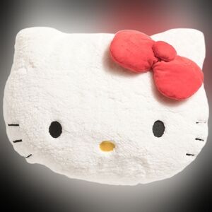 Hello Kitty White and Red Stuffed Animal Plush Decorative Pillow